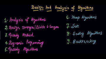 Design And Analysis of Algorithms (DAA) Syllabus Handwritten Notes Lec-01 Revision Algorithms