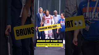 Brunson had to return after injury😮
Brunson had to return after injury😮 Brunson had to return after injury😮