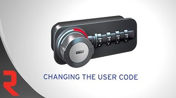 Combination Lock 59 - Changing the User Code