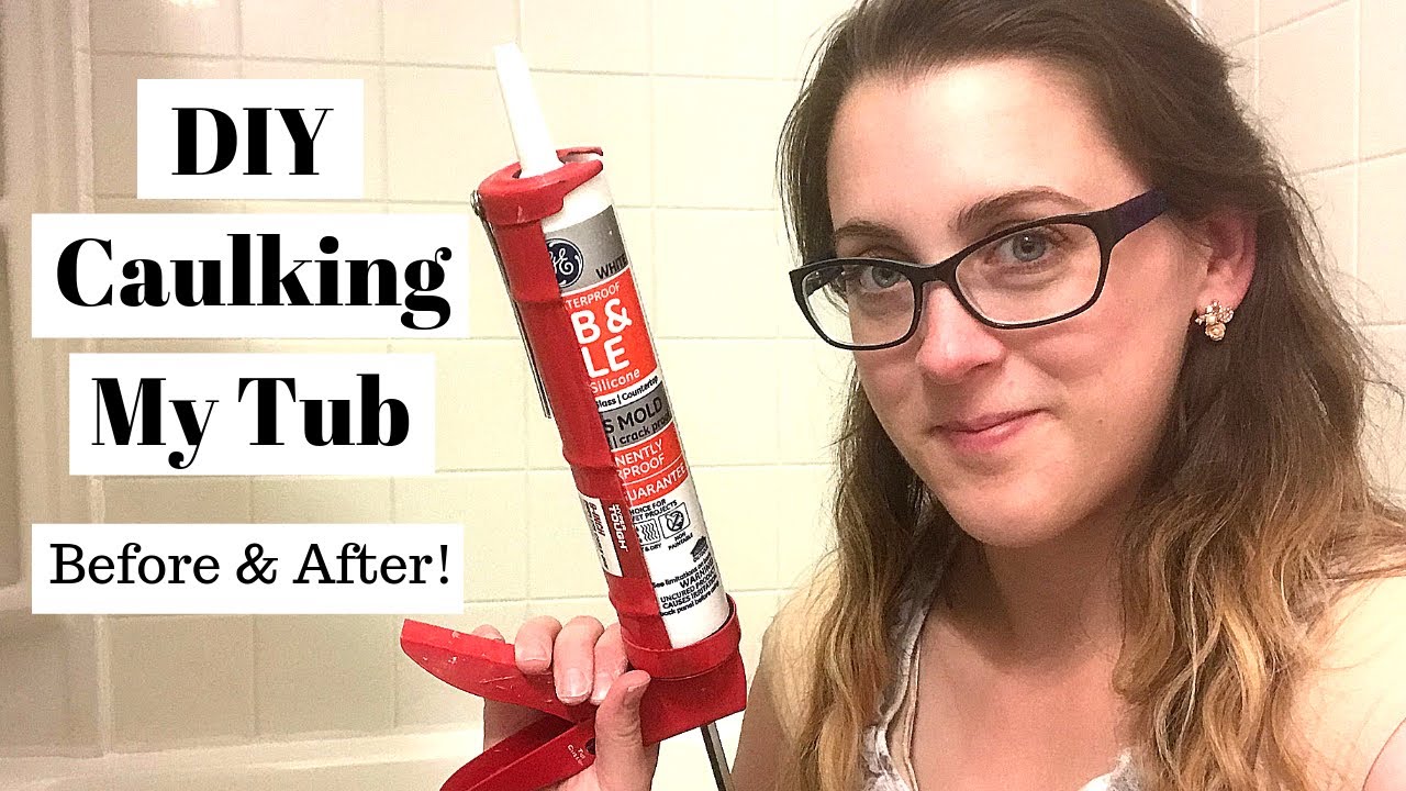 Replacing the caulk on my bathtub YouTube
