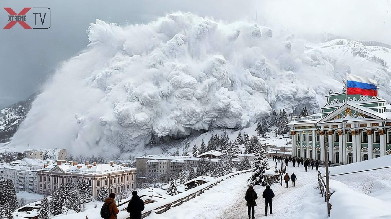Massive Avalanche Chaos in Russia ❗ Multiple Avalanches Bury