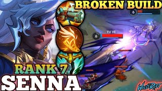 SENNA POWERFUL SUPPORT MVP PLAY! BEST BROKEN META BUILD - TOP 7 GLOBAL SENNA BY mkiet - WILD RIFT