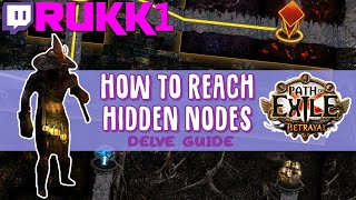 Path of Exile - Hidden Nodes Delve Guide. Includes examples.