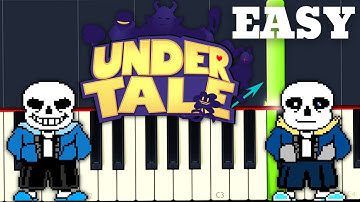 Fallen Down Reprise - Undertale | EASY Piano Tutorial