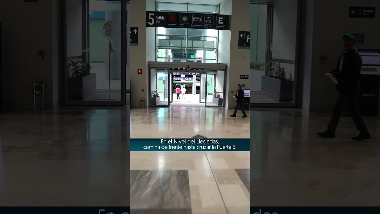 Nuevo acceso a la terminal de autobuses del AIFA