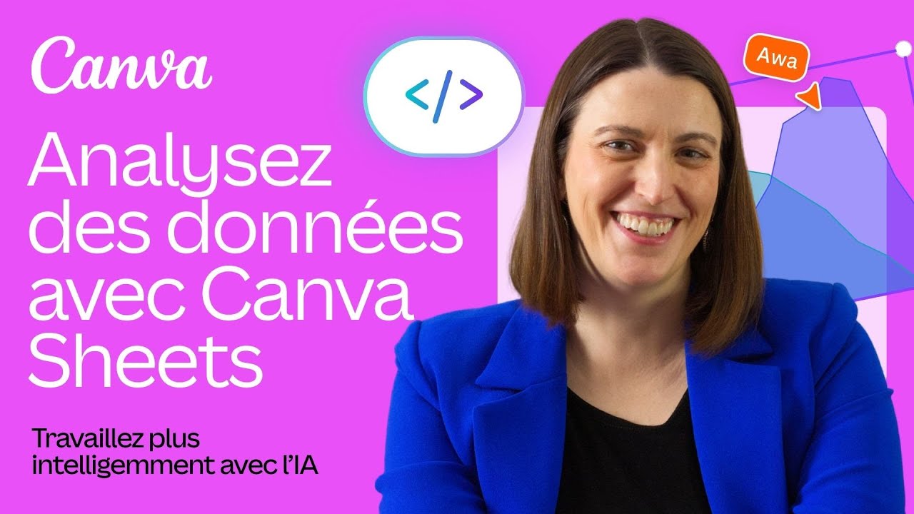 Analysez des données avec Canva Sheets