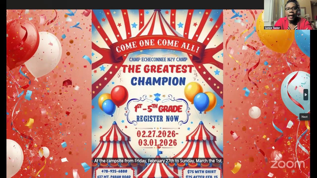 Theme: It's Time to Get Up - Zoom Sunday Service