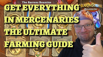 The Ultimate Hearthstone Mercenaries Task Farming Guide - Get Everything as F2P!
