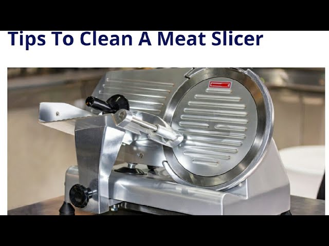 Deli Slicer Cleaning