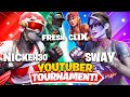 I Hosted a FAMOUS YOUTUBER Tournament for $100 in Fortnite... (5 million subs)