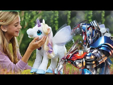 Met speelgoed spelen bij Hasbro ! Fur Real friends (unicorn!), Transformers, Marvel en meer .....