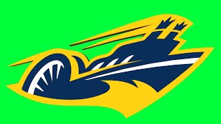 Memphis Showboats Logo Green Screen Loop Chroma Animation