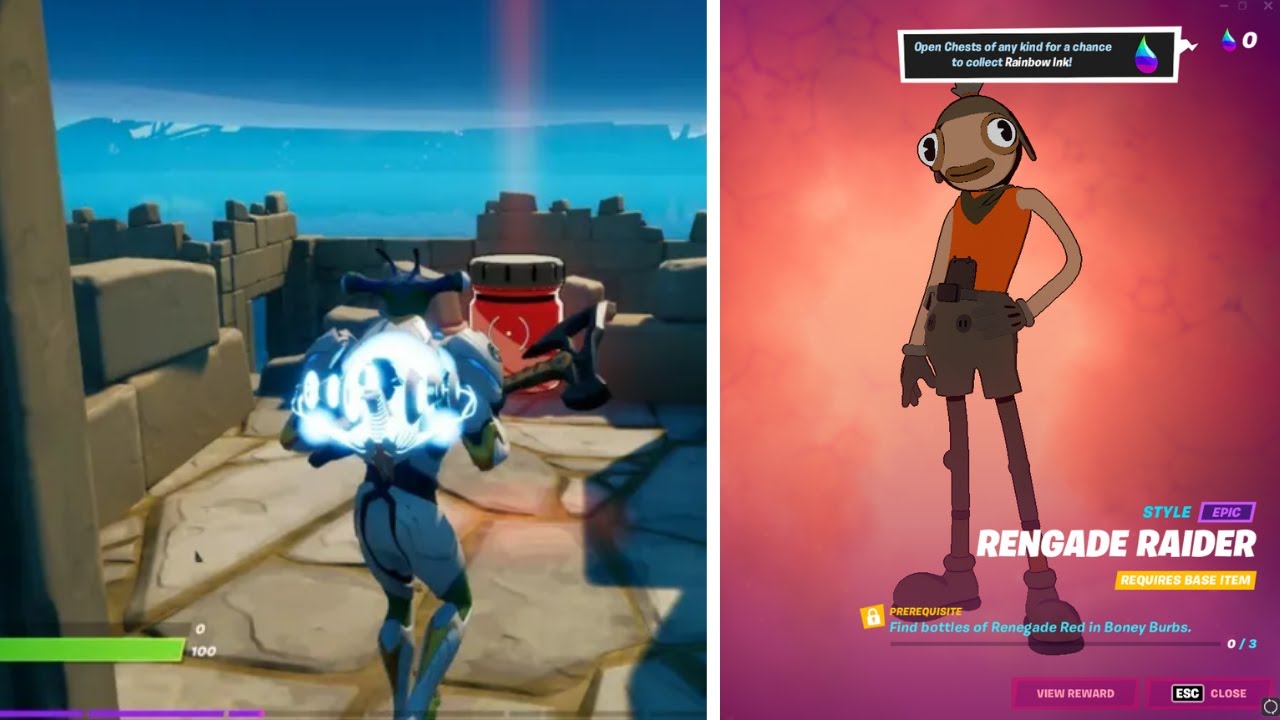 ALL COLOR BOTTLES LOCATIONS IN FORTNITE! (Where To Find Color Bottles