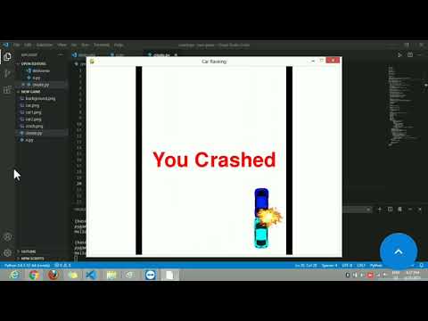 Make Car Game in Python | Practice | Source Code is in Description