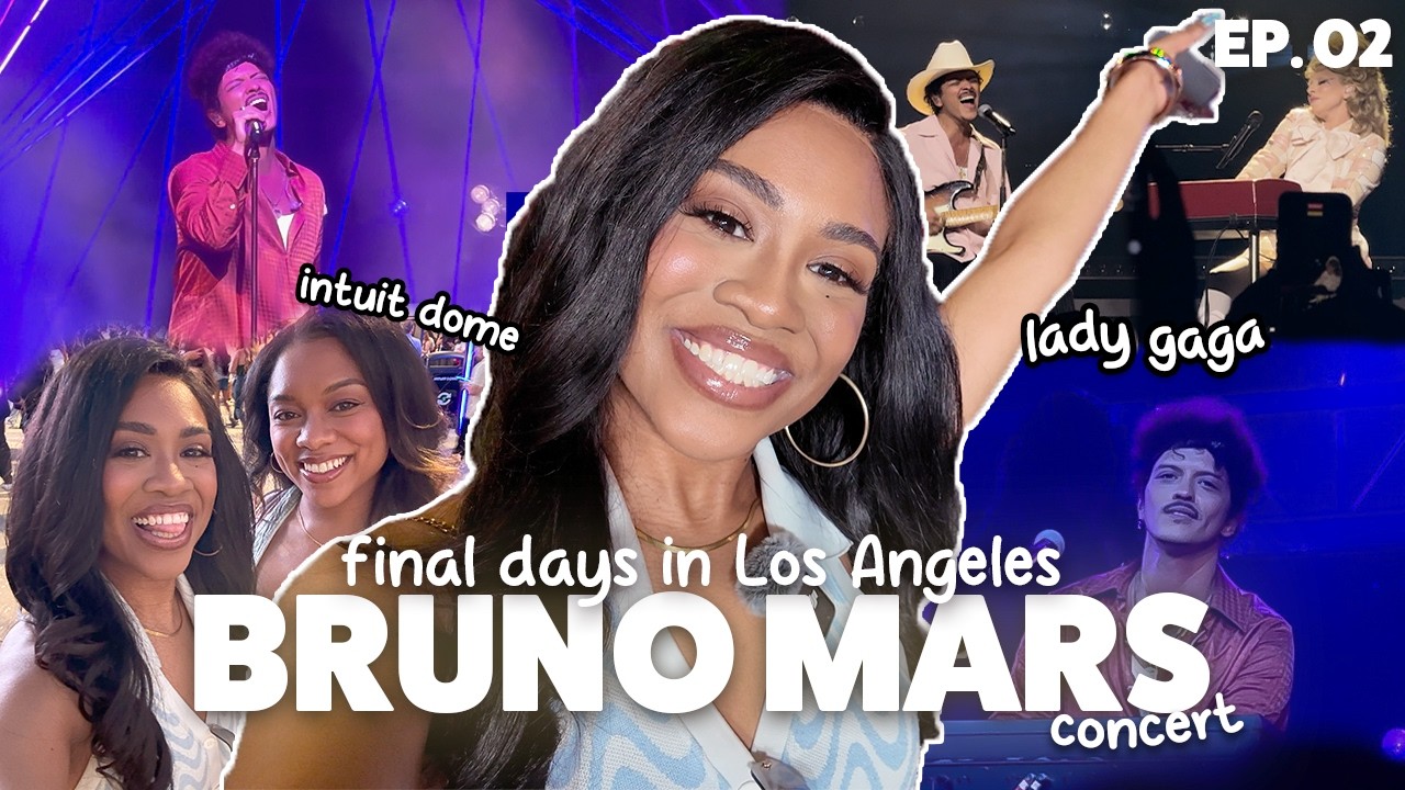 ♡˚˖♬ bruno mars concert 🎤 | LA Summer Vlog - Ep 2
