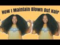 QUICK TIP: How I Maintain a Blow Out on Natural Hair