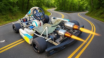 3 Jet Engines on a Go-Kart was Too Much!! - Warped Speed