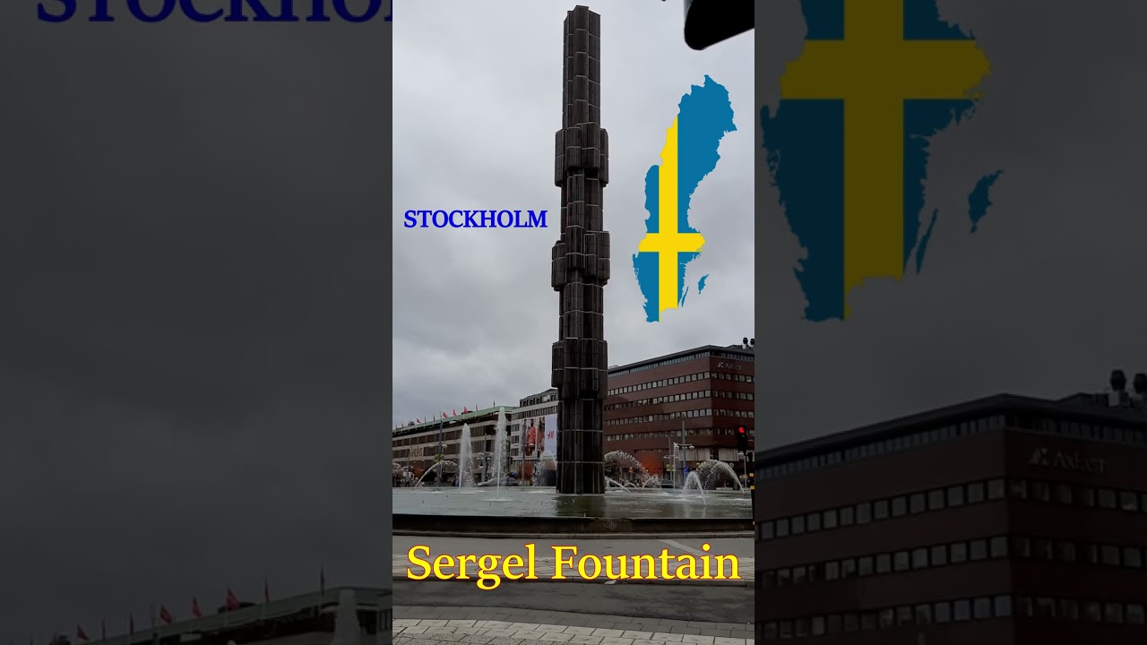 Beautiful City of Stockholm | Sergel Fountain | Sergels Torg | Stockholm City Yes Theory @YesTheory