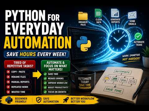 Python for Everyday Automation | Save Hours Every Week with Smart Workflows