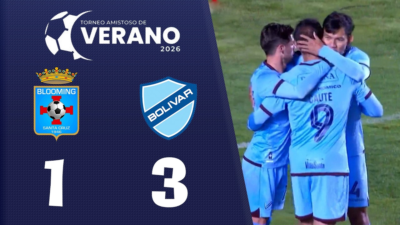 Primer finalista - Blooming 1 - bolivar 3 - Torneo Amistoso de Verano
