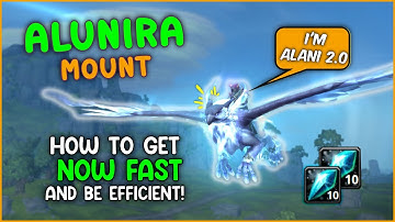 How to Get Alunira Mount! The MOST Efficient Farm for Crackling Shards | TWW