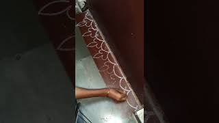 Easy door step design 😊#shorts