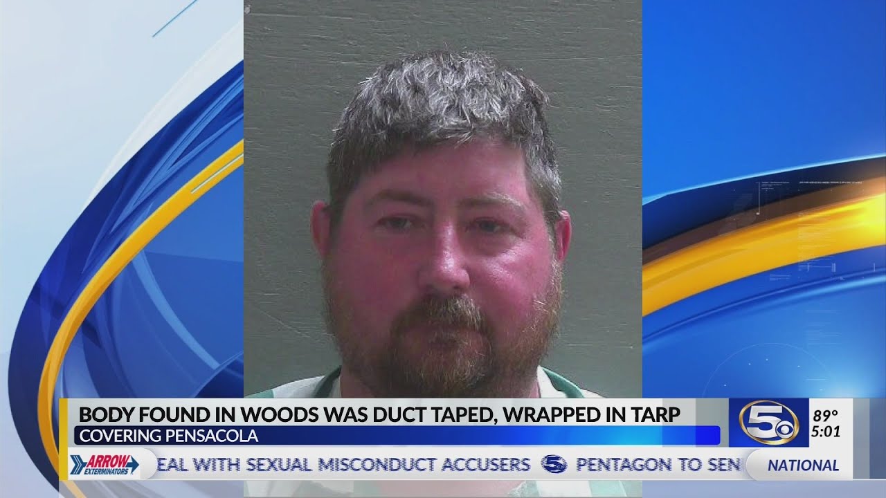 VIDOE: Report: Body found in woods was duct taped, wrapped in tarp