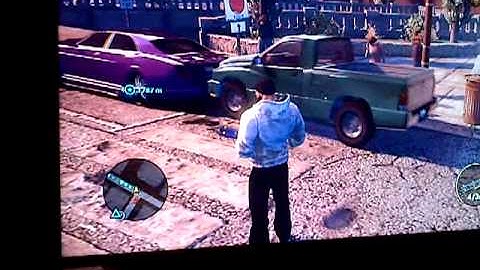 Saints Row the Third ghost in car