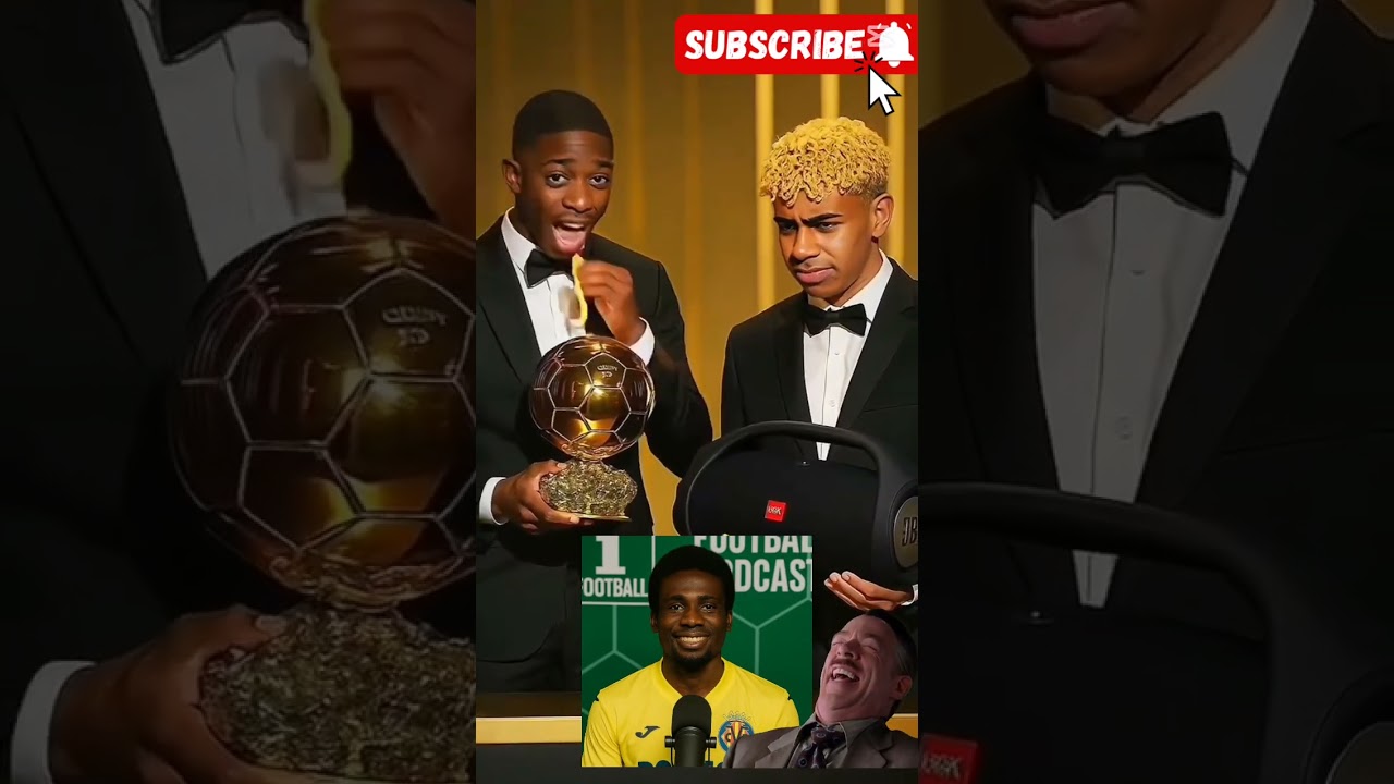 Dembélé Won the Ballon d’Or While Yamal Was Busy with His Hair & JBL Speaker! 😂🏆