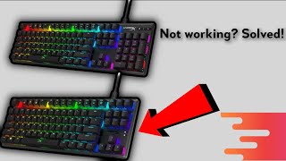 How to fix HyperX Alloy Origins (core) not responding or lighting up