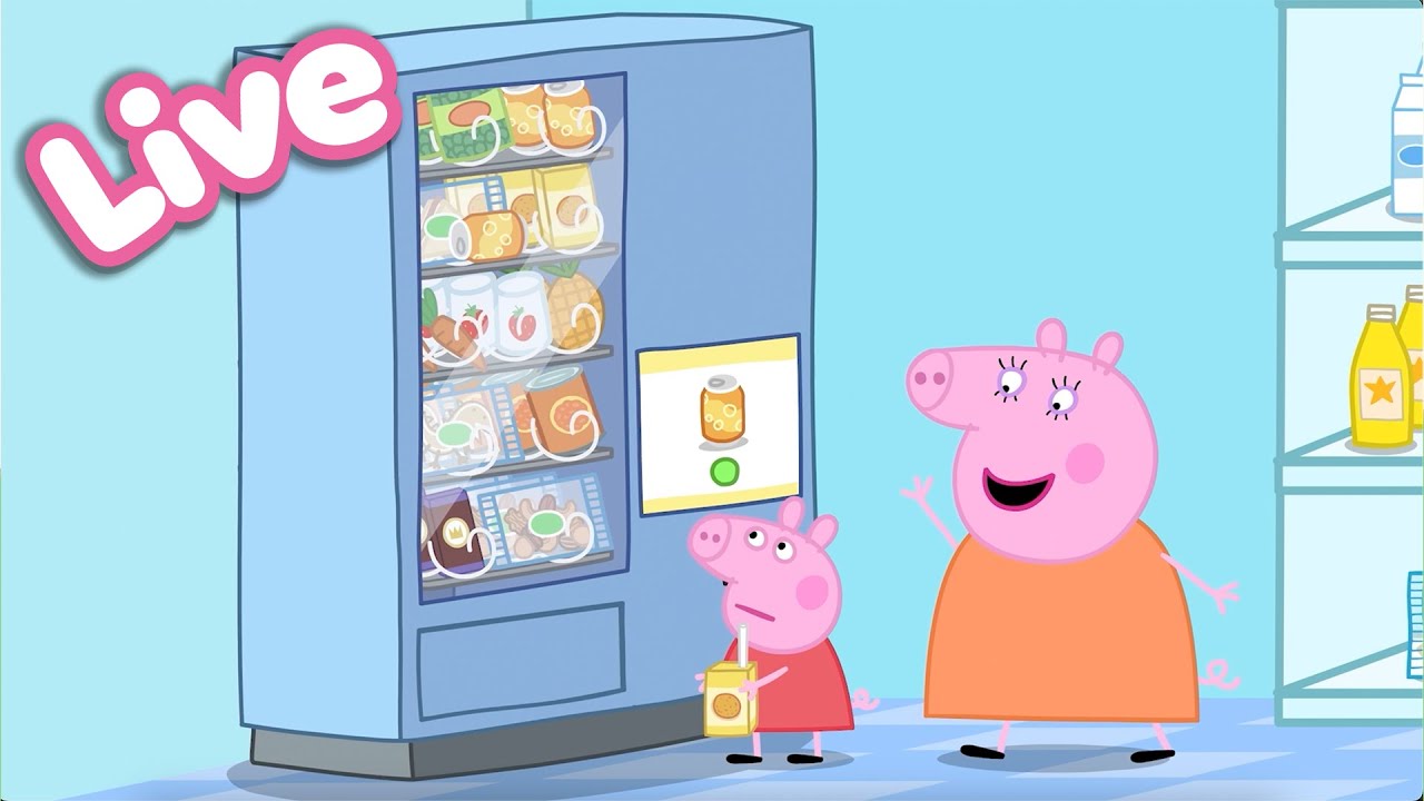 🍎 Peppa Pig Best Bites LIVE! 🐷 Peppa’s Food & Cooking Moments |  Tales Full Episodes 24/7