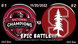 #1 South Carolina Gamecock Women's Basketball vs. #2 Stanford - ( Full Game - 11/20/22 - HD )