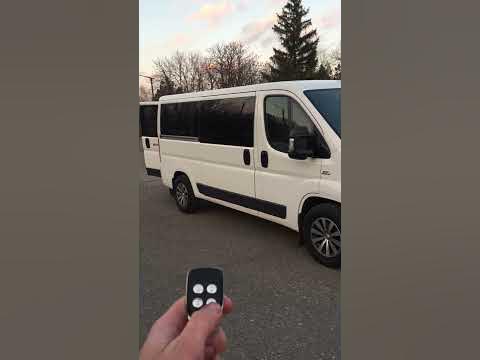 Fiat Ducato, автоматическая дверь Адор Кроко - YouTube