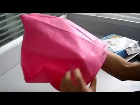 how to forming non woven box bag(manual reversal)