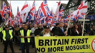 Britain First Jayda Fransen & Paul Golding reject UK ISLAMIC Sharia HATE Speech Law December 2017