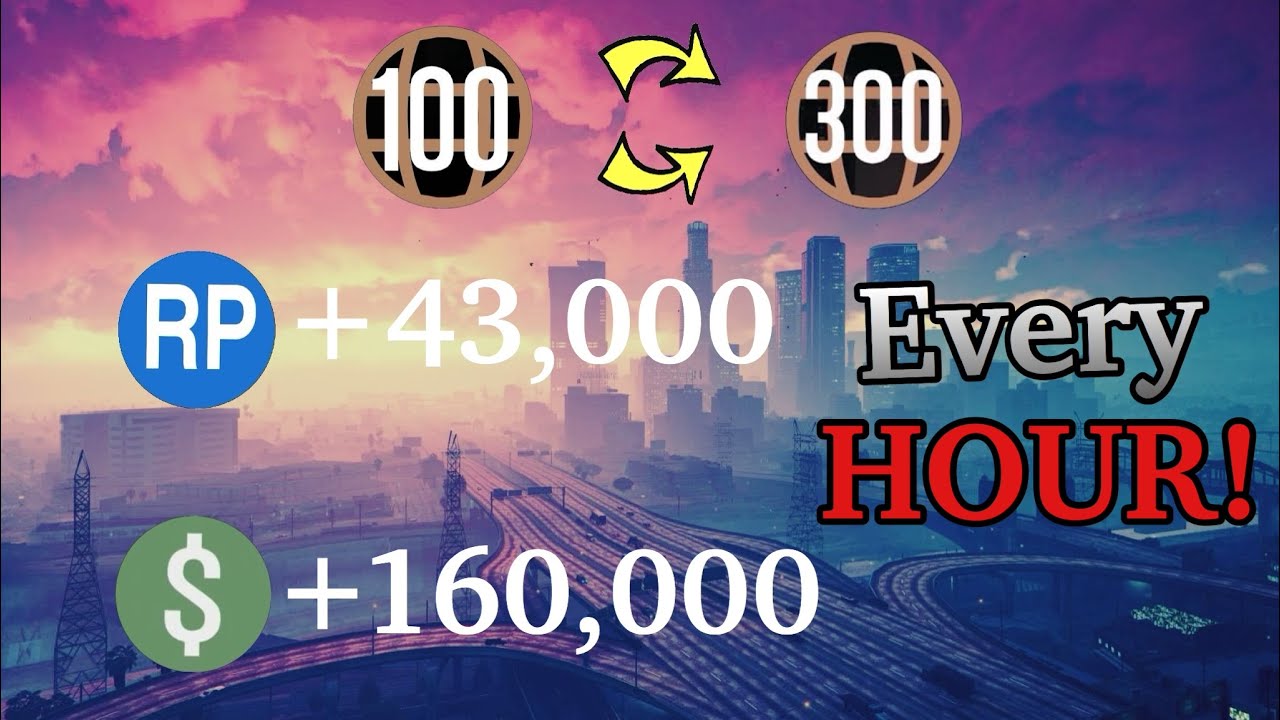 How to level up fast in Gta 5 online (Solo) YouTube