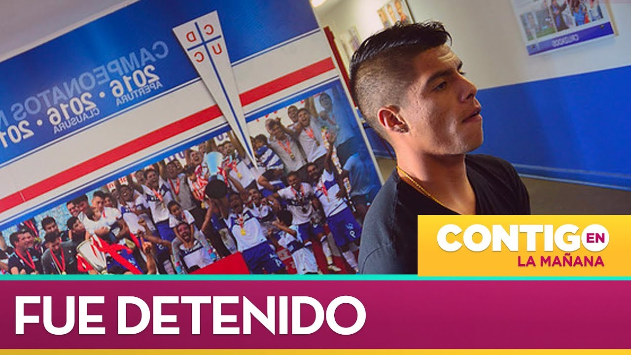 chv deportes Futbolista de Universidad Católica cayó a canal y fue detenido - Contigo en La Mañana
