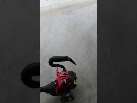 Whipper snipper weed eater with tuned racing pipe - YouTube