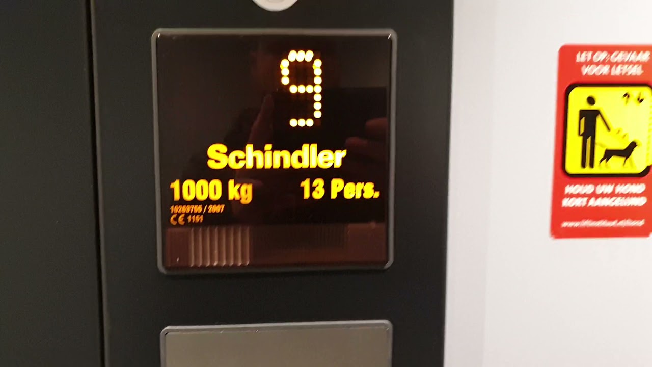 IT OVERRAN THE TOP FLOOR! Schindler 5400 Eurolift MRL-Traction