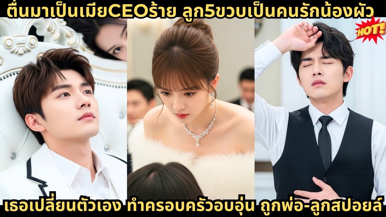ตื่นมาเป็นเมียCEOร้าย ลูก5ขวบเป็นคนรักน้องผัว เธอเปลี่ยนตัวเอง ทำครอบครัวอบอุ่น ถูกพ่อ-ลูกสปอยล์