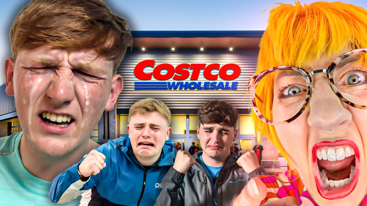 Ginge, Chazza And Tays Go To Costco GONE WRING
