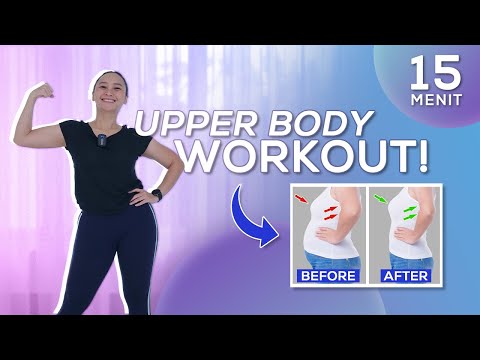 15 Menit Workout dirumah Tanpa Alat! Fokus Kencangkan Lengan & Dada