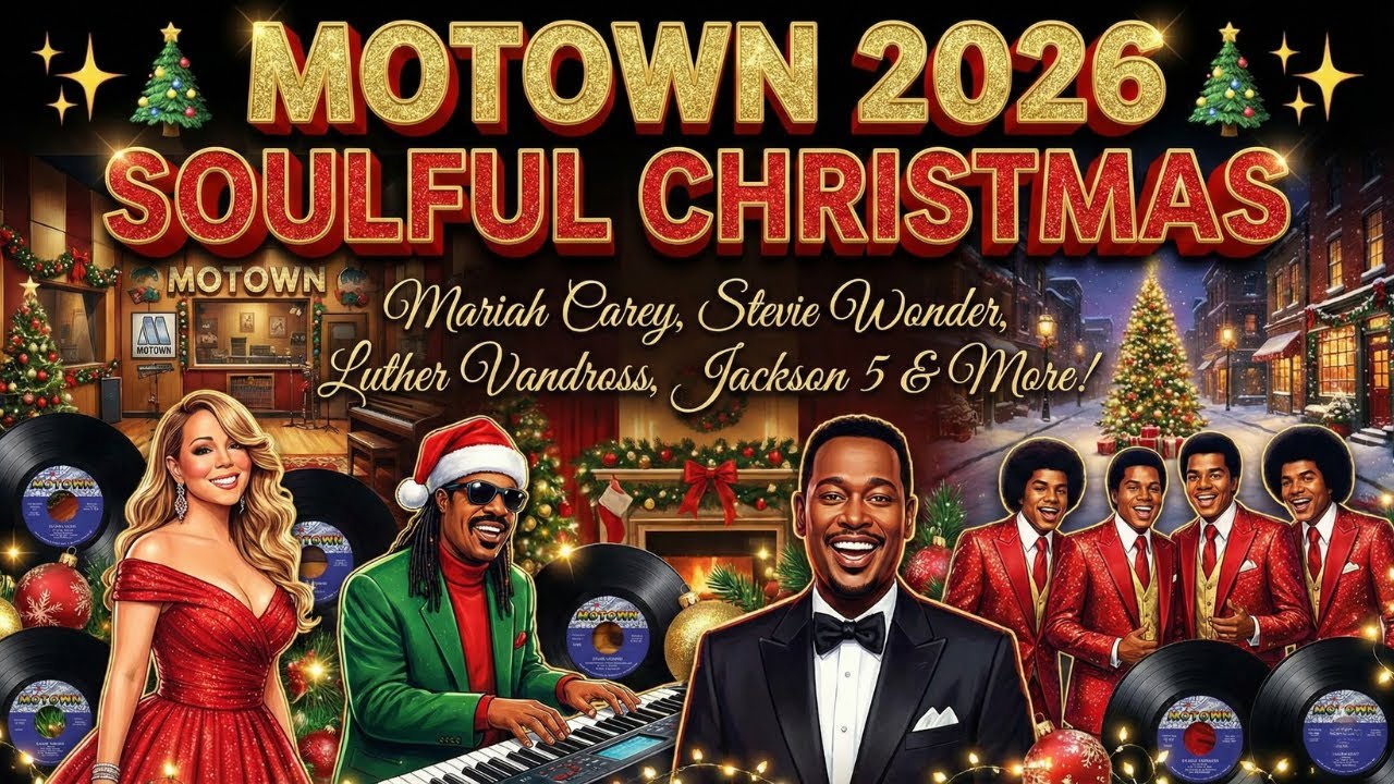 🎄🎁 Motown Christmas 2026 🌟 🎵 Ultimate Soulful Holiday Collection – Luther Vandross, Stevie Wonde