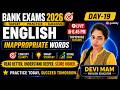 ENGLISH FOR BANK EXAM 2026-27 | EXPECTED QUESTIONS | INAPPROPRIATE WORDS | DEVI MAM #English#ibps