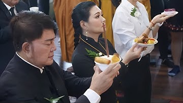 Nghệ sĩ Ngọc Huyền, Châu Thanh đưa tiễn cầu siêu cho nghệ sĩ Diệp Lang