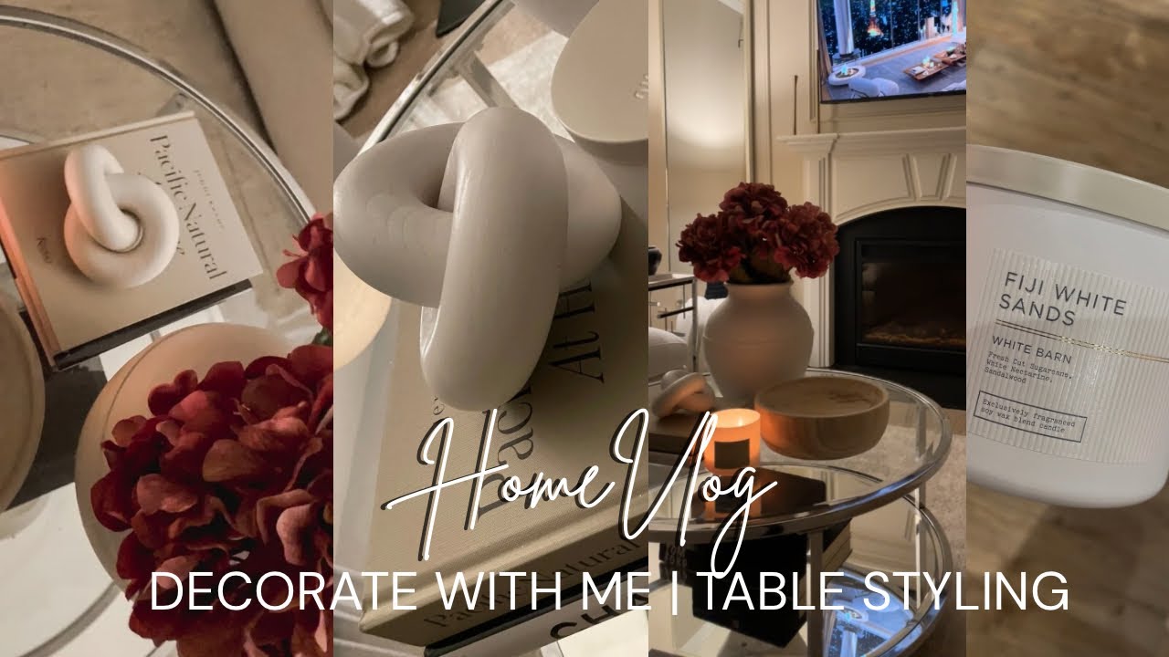 Decorate With Me | Table Styling with Color | New Spring Candles | Date Night