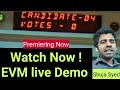 #syedshuja Live demo of EVM poll, votes counting and sealing #evmhacking #evmtampering