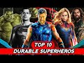 Top 10 Durable Superheroes Explained in Hindi (SUPERBATTLE)