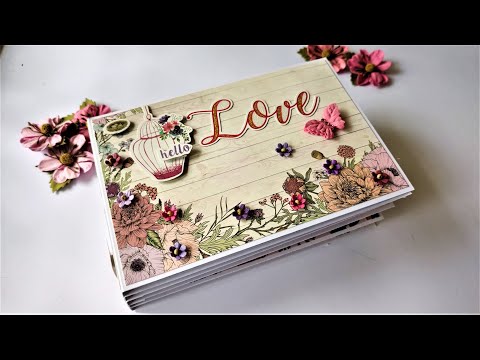 How to Make Beautiful Scrapbook for FRIEND | Special Scrapbook Ideas | Complete Tutorial