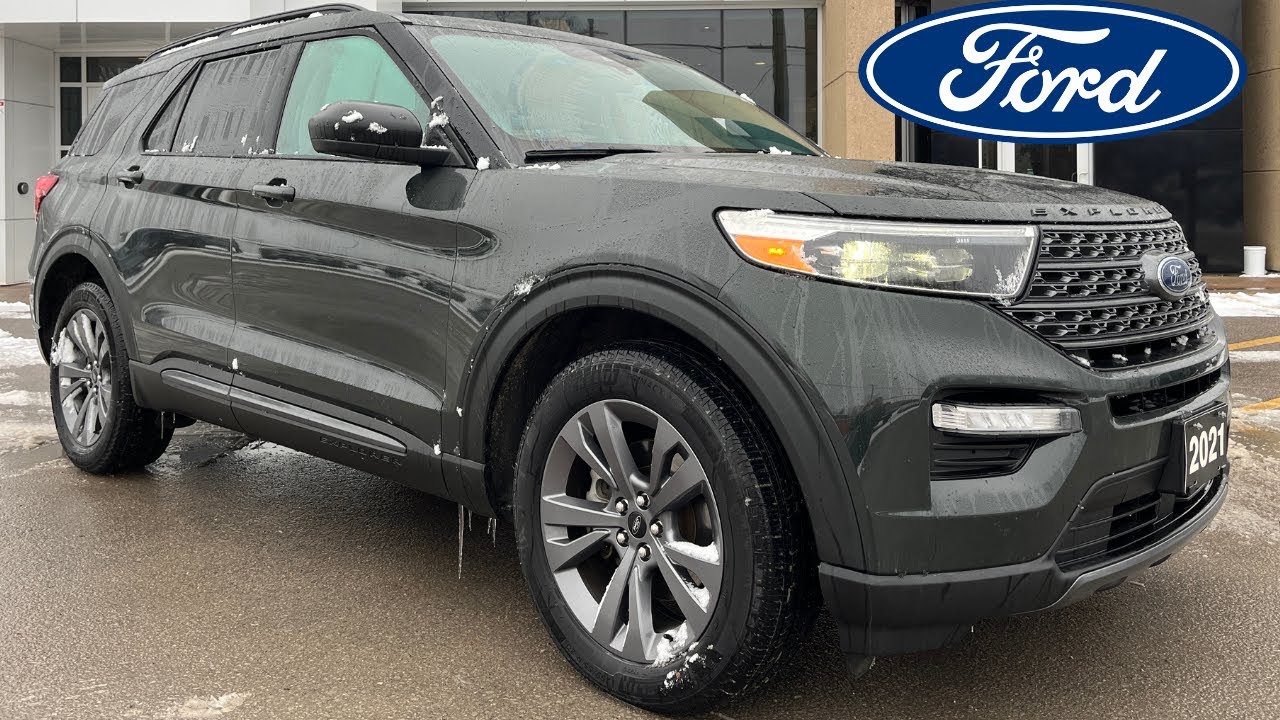 2021 Ford Explorer XLT 202A 2.3L EcoBoost in Green Metallic w